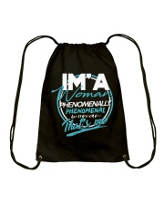 Phenomenal woman Drawstring Bag tile