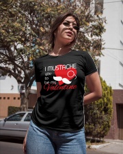 I mustache you to be my Valentine Ladies T-Shirt apparel-ladies-t-shirt-lifestyle-02
