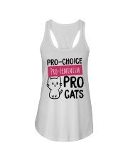 Pro-Choice Pro-Feminism Pro-Cats Ladies Flowy Tank tile