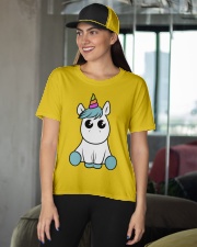 Unicorn baby Ladies T-Shirt apparel-ladies-t-shirt-lifestyle-front-07