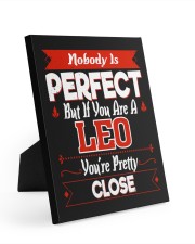 Nobody is Perfect You are Leo Easel-Back Gallery Wrapped Canvas tile