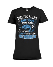 Fishing Rules Premium Fit Ladies Tee tile