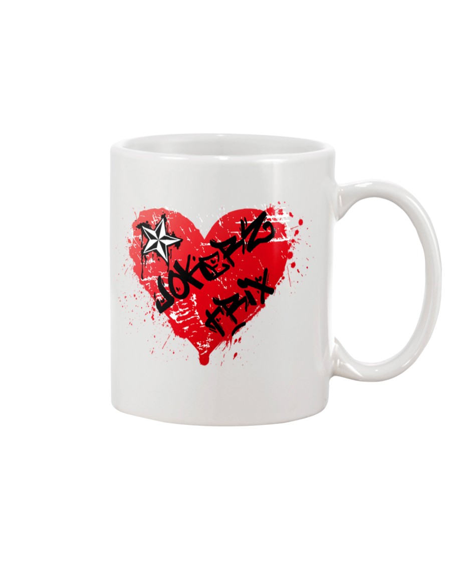 Jokerz Trix Heart Spray Mug Mug