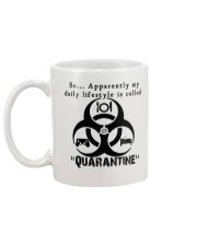 Daily Quarantine Lifestyle Mug Mug back