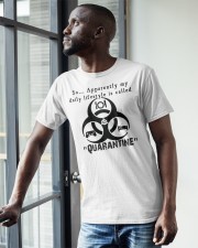 Daily Quarantine Lifestyle Classic T-Shirt Classic T-Shirt apparel-classic-tshirt-lifestyle-front-38