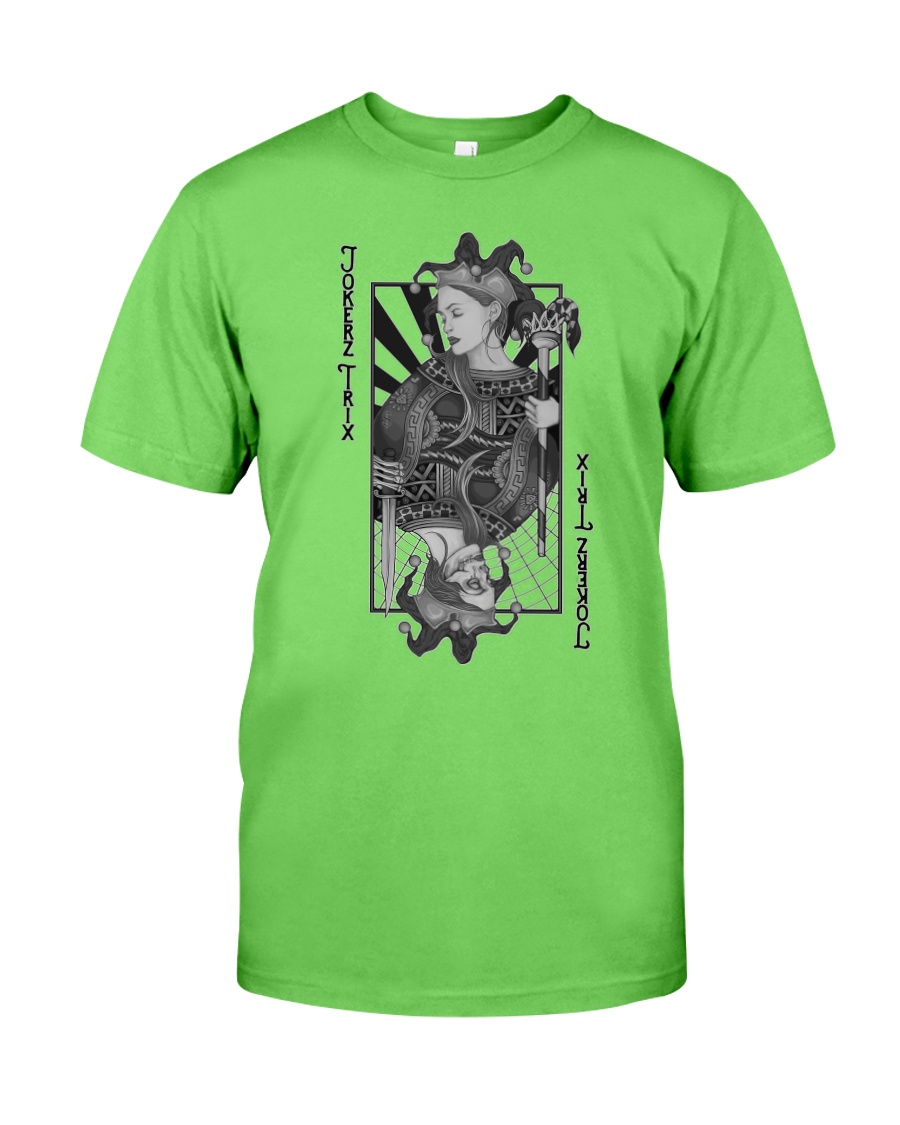 Jokerz Trix Card Black and White Classic T-Shirt Classic T-Shirt