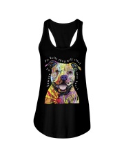 pit bulls they will steal your heart Ladies Flowy Tank thumbnail