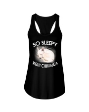 so sleepy right chihuahua Ladies Flowy Tank thumbnail