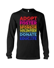 adopt foster sponsor volunteer Long Sleeve Tee thumbnail