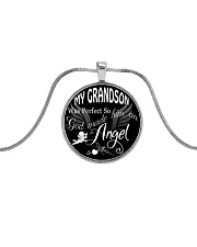 My Grandson Necklace Metallic Circle Necklace thumbnail