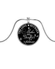 To My Daughter Neclace - Mother And Daughter Metallic Circle Necklace thumbnail