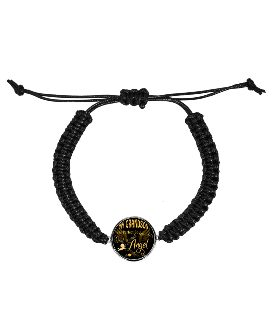 MY Grandson Necklace Cord Circle Bracelet