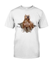 3d pitbull shirt 2018 Classic T-Shirt front