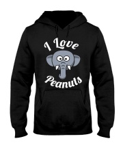 I Love Peanuts Funny T Shirt Hooded Sweatshirt thumbnail