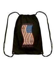 AMERICA Every Day is Flag Day Drawstring Bag thumbnail