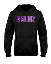 Mens Omega Gold Purple Q Psi Phi Bruhz T-Shirt Hooded Sweatshirt thumbnail