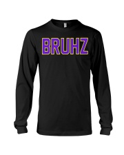 Mens Omega Gold Purple Q Psi Phi Bruhz T-Shirt Long Sleeve Tee thumbnail