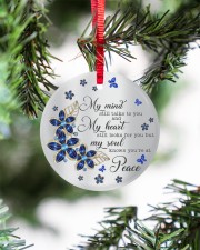 Butterfly My Mind Still Talks To You Circle ornament - single (porcelain) aos-circle-ornament-single-porcelain-lifestyles-07