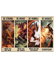 Dragon Be Strong Poster 17x11 Poster front