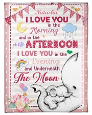 I Love You Small Fleece Blanket - 30" x 40" front