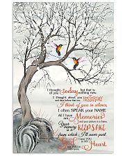 Hummingbird I Thought Of You 11x17 Poster front