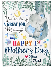 You're Doing A Great Job Mommy Large Fleece Blanket - 60" x 80" front