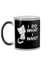 I Do What I Want Cat Mug Changing Color Color Changing Mug color-changing-left