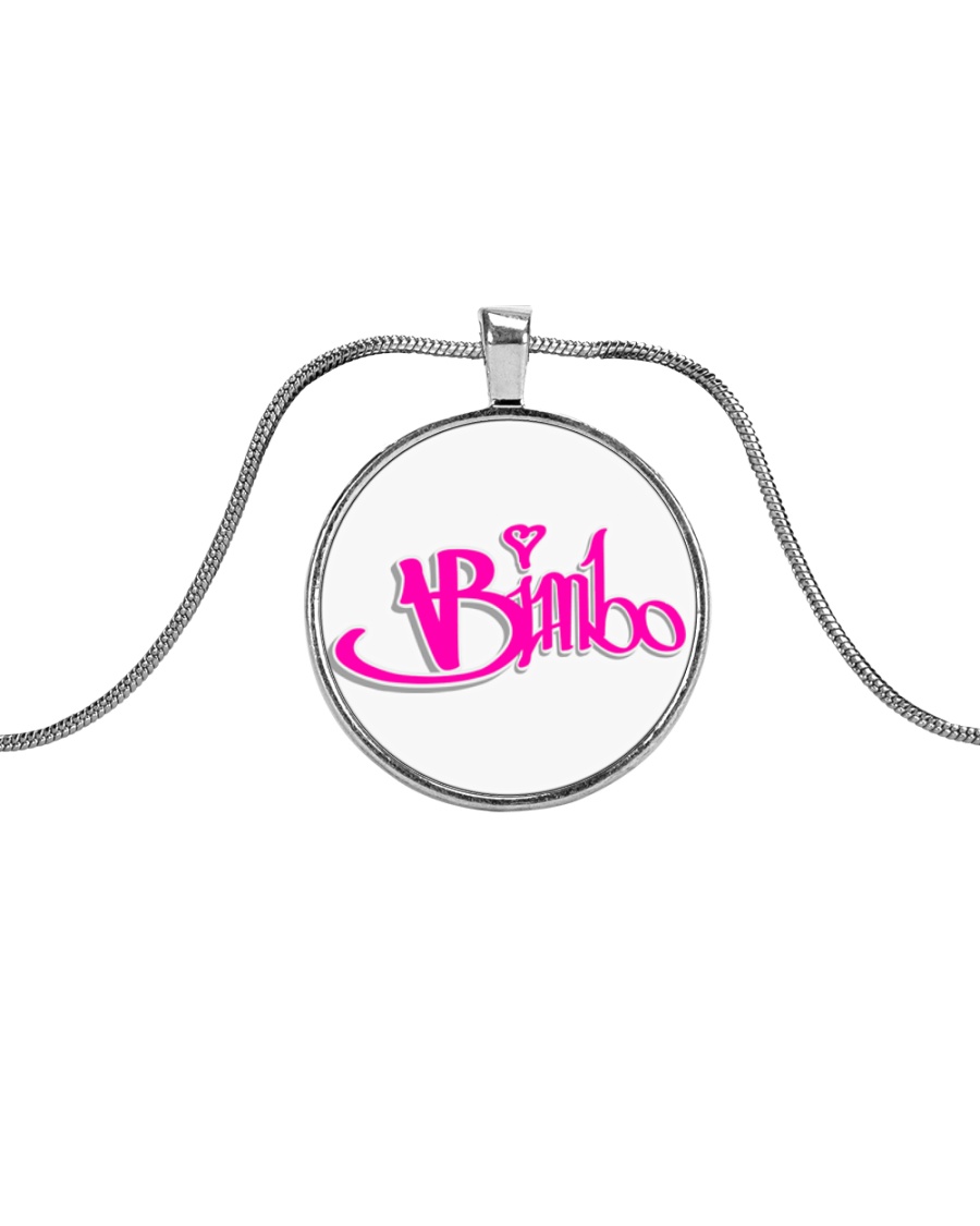 Bimbo Jewelry Metallic Circle Necklace
