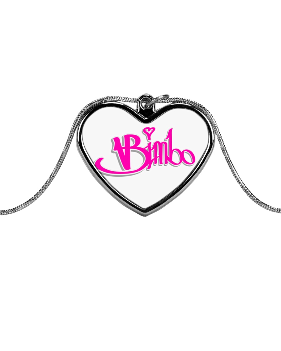 Bimbo Jewelry Metallic Heart Necklace