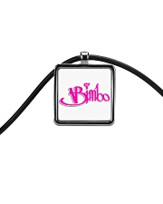 Bimbo Jewelry Cord Rectangle Necklace front