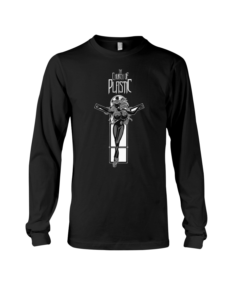 The Church of Plastic - Dark Long Sleeve Tee