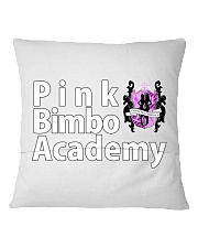 Pink Bimbo Academy Pillow Square Pillowcase back