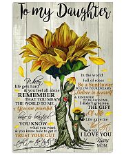 To My Daughter - Mom 11x17 Poster front