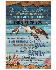 To my Bonus mom Vertical Poster tile