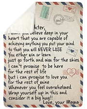 To My Daughter - Mama Large Sherpa Fleece Blanket - 60" x 80" thumbnail