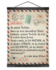 Tochter - In Liebe deine Eltern 12x16 Black Hanging Canvas thumbnail