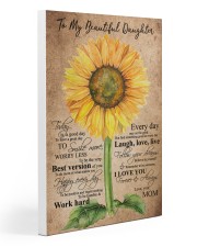 To My Daughter - Mom 20x30 Gallery Wrapped Canvas Prints thumbnail
