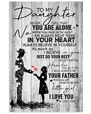 To My Daughter - Dad 11x17 Poster front