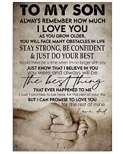 To my son -Dad Vertical Poster tile