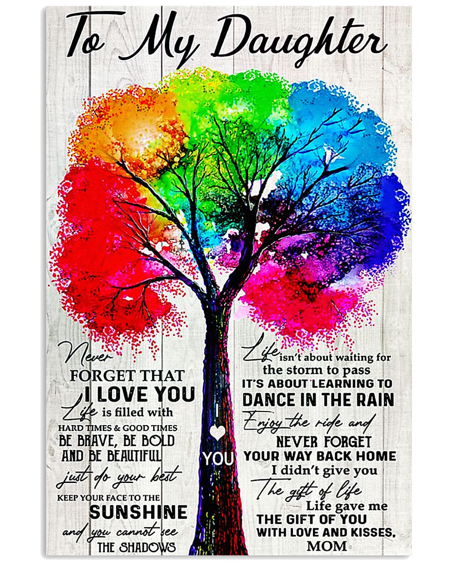 To My Daughter - Mom 11x17 Poster