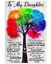 To My Daughter - Mom 11x17 Poster front