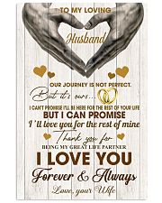 To My Loving Husband - WIfe 11x17 Poster front