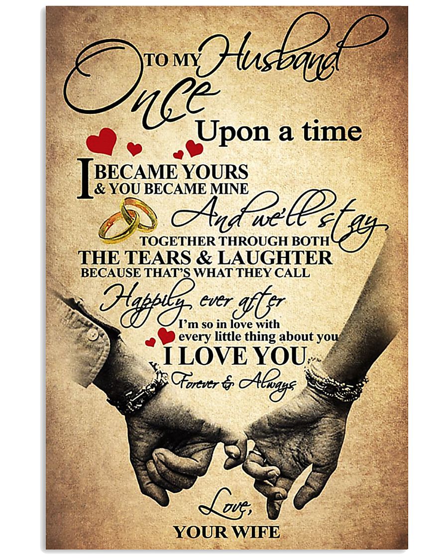 To My Husband - WIfe 11x17 Poster