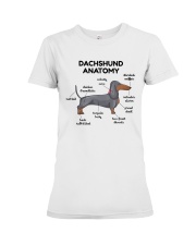 Dachshund Anatomy Premium Fit Ladies Tee thumbnail