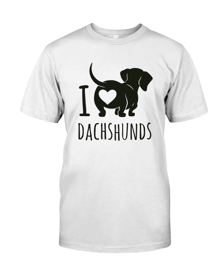 I Love Dachshunds Classic T-Shirt