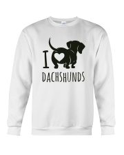 I Love Dachshunds Crewneck Sweatshirt thumbnail