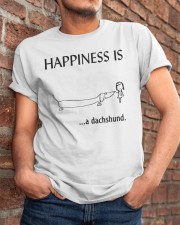 Happiness is a Dachshund Classic T-Shirt apparel-classic-tshirt-lifestyle-26