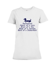 Dachshund Lovers Premium Fit Ladies Tee thumbnail