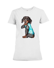 I Love Mom Premium Fit Ladies Tee thumbnail