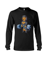 Dachshund Weightlifting Long Sleeve Tee thumbnail